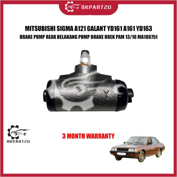 MITSUBISHI SIGMA A121 GALANT YD161 A161 YD163 BRAKE PUMP REAR BELAKANG 13/16 MA180751