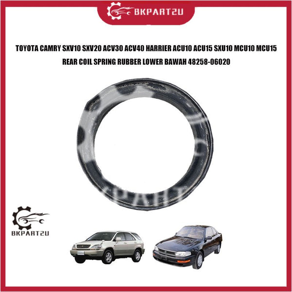 TOYOTA CAMRY SXV10 SXV20 ACV30 ACV40 HARRIER ACU10 ACU15 SXU10 MCU10 MCU15 REAR COIL SPRING RUBBER LOWER BAWAH 48258-060