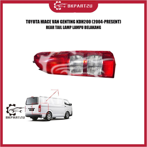 TOYOTA HIACE VAN GENTING KDH200 (2004-PRESENT) REAR TAIL LAMP LAMPU BELAKANG