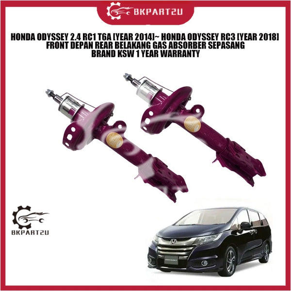 HONDA ODYSSEY 2.4 RC1 T6A [YEAR 2014]~ HONDA ODYSSEY RC3 [YEAR 2018] FRONT DEPAN REAR BELAKANG GAS ABSORBER SEPASANG
