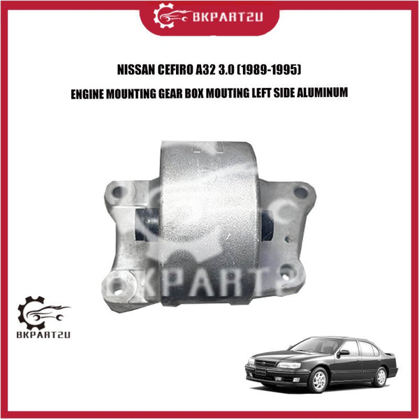 NISSAN CEFIRO A32 3.0 (1989-1995) ENGINE MOUNTING GEAR BOX MOUTING LEFT SIDE ALUMINUM