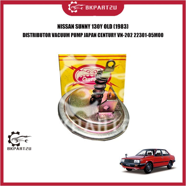 NISSAN SUNNY 130Y OLD (1983)  DISTRIBUTOR VACUUM PUMP JAPAN CENTURY VN-202 22301-05M00