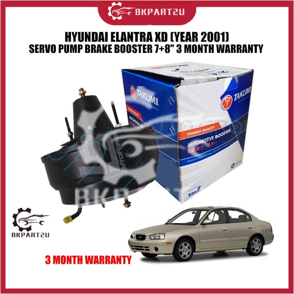 HYUNDAI ELANTRA XD (YEAR 2001) SERVO PUMP BRAKE BOOSTER 7+8" 3 MONTH WARRANTY