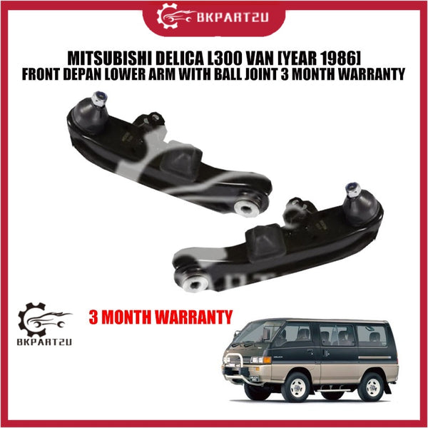 MITSUBISHI DELICA L300 VAN [YEAR 1986] FRONT DEPAN LOWER ARM WITH BALL JOINT 3 MONTH WARRANTY