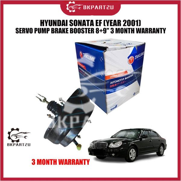 HYUNDAI SONATA EF (YEAR 2001) SERVO PUMP BRAKE BOOSTER 8+9" 3 MONTH WARRANTY