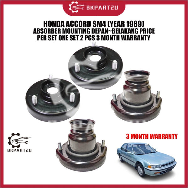 HONDA ACCORD SM4 (YEAR 1989) ABSORBER MOUNTING DEPAN~BELAKANG ONE SET 2 PCS 3 MONTH WARRANTY