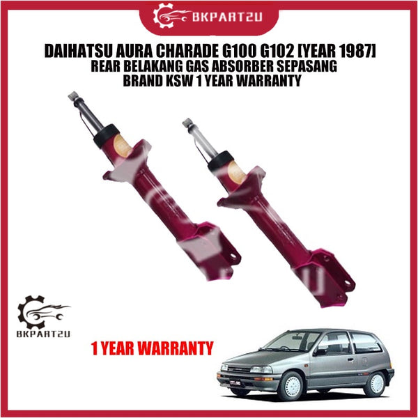 DAIHATSU AURA CHARADE G100 G102 [YEAR 1987] REAR BELAKANG GAS ABSORBER KSW 1 YEAR WARRANTY