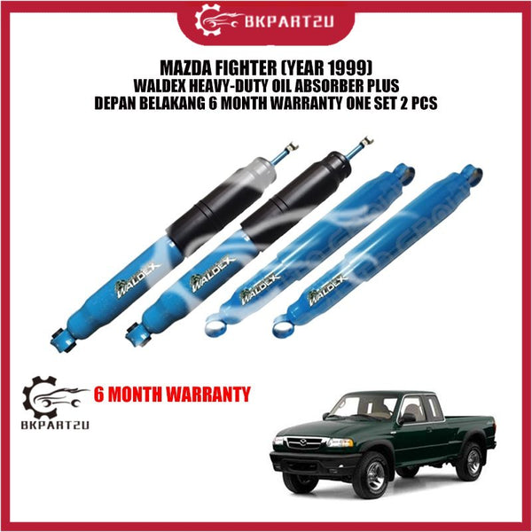 MAZDA FIGHTER (YEAR 1999) WALDEX HEAVY-DUTY OIL ABSORBER PLUS DEPAN BELAKANG 6 MONTH WARRANTY ONE SET 2 PCS
