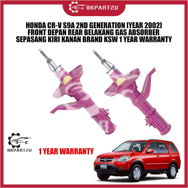HONDA CR-V S9A 2ND GENERATION [YEAR 2002] FRONT DEPAN REAR BELAKANG GAS ABSORBER SEPASANG KIRI KANAN BRAND KSW