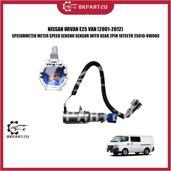 NISSAN URVAN E25 VAN (2001-2012) SPEEDOMETER METER SPEED SENSOR SENSOR WITH GEAR 2PIN 18TEETH 25010-VW000