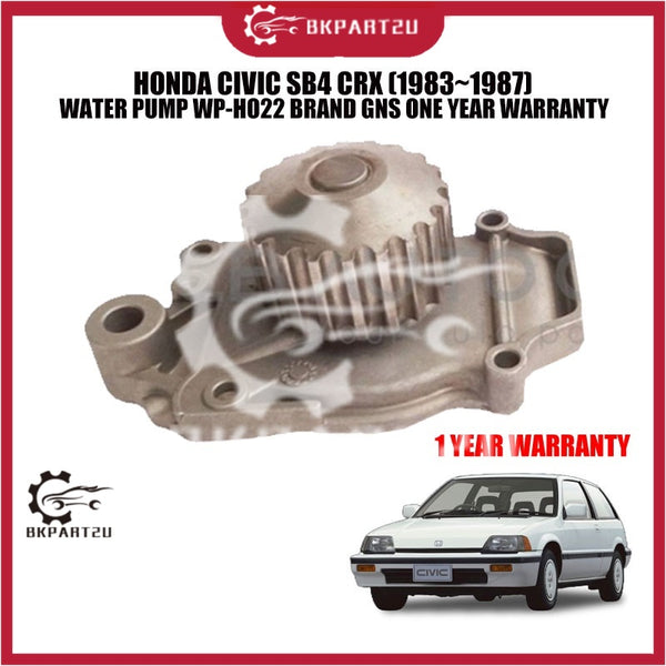 HONDA CIVIC SB4 CRX (1983~1987) WATER PUMP WP-HO22 BRAND GNS ONE YEAR WARRANTY
