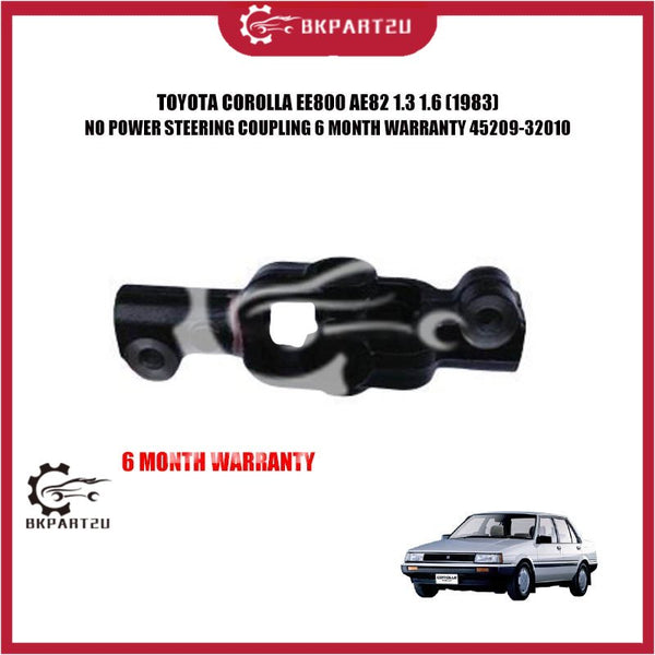 TOYOTA COROLLA EE800 AE82 1.3 1.6 (1983) NO POWER STEERING COUPLING 6 MONTH WARRANTY 45209-32010