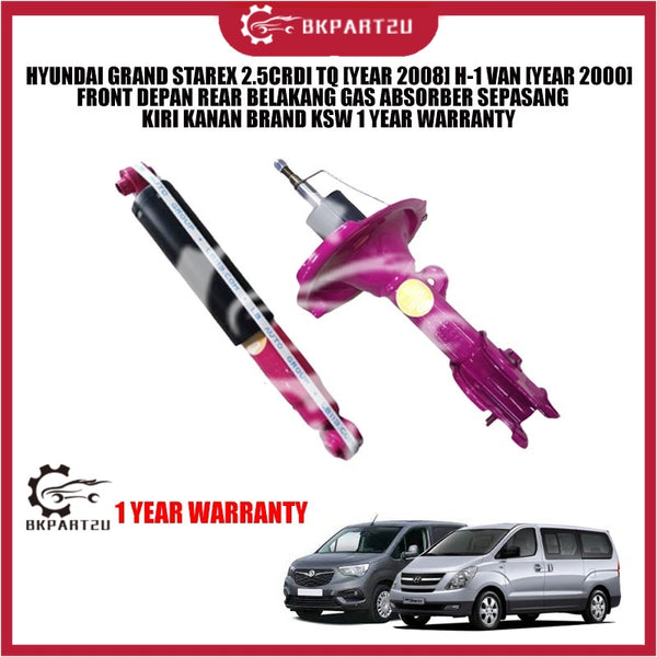 HYUNDAI GRAND STAREX 2.5CRDI TQ [YEAR 2008] H-1 VAN [YEAR 2000] FRONT DEPAN REAR BELAKANG GAS ABSORBER SEPASANG