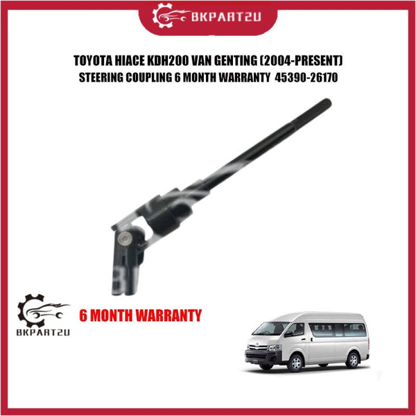 TOYOTA HIACE KDH200 VAN GENTING (2004-PRESENT) STEERING COUPLING 6 MONTH WARRANTY  45390-26170