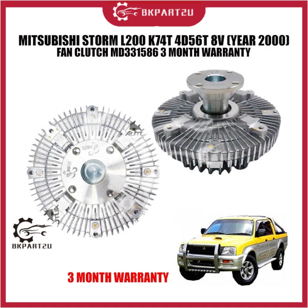 MITSUBISHI STORM L200 K74T 4D56T 8V (YEAR 2000) FAN CLUTCH MD331586 3 MONTH WARRANTY