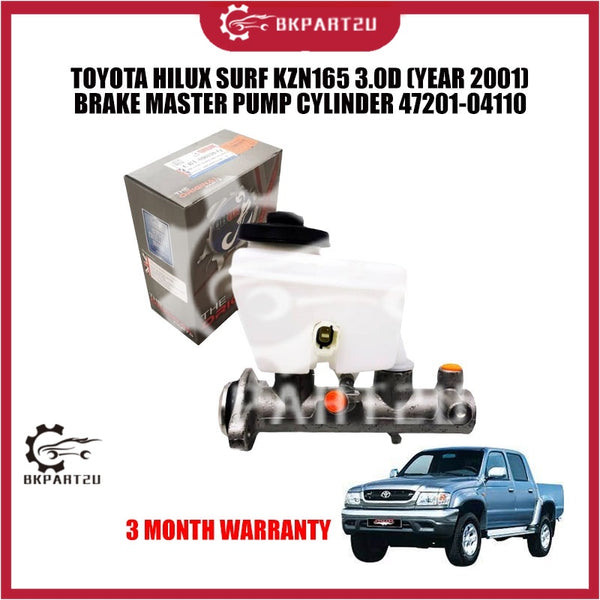 TOYOTA HILUX SURF KZN165 3.0D (YEAR 2001) BRAKE MASTER PUMP CYLINDER 47201-04110