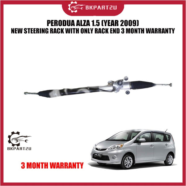 PERODUA ALZA 1.5 (YEAR 2009) NEW STEERING RACK WITH ONLY RACK END 3 MONTH WARRANTY