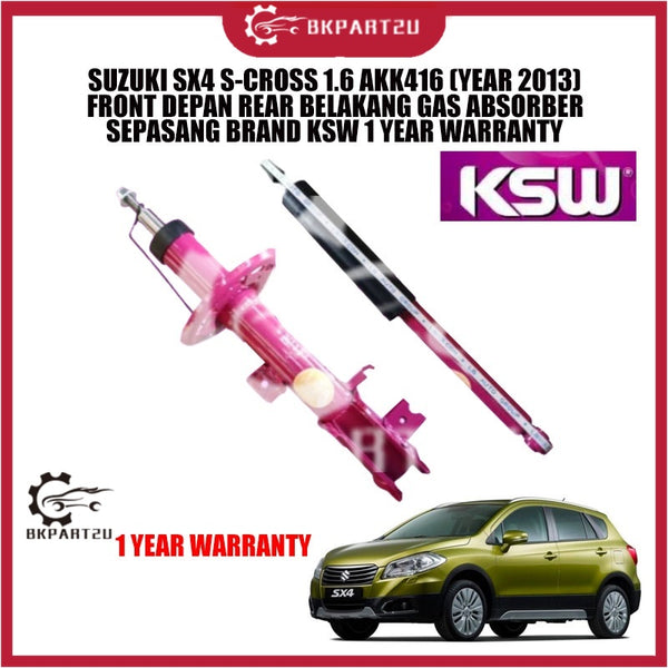 SUZUKI SX4 S-CROSS 1.6 AKK416 (YEAR 2013) FRONT DEPAN GAS ABSORBER SEPASANG KSW 1 YEAR WARRANTY