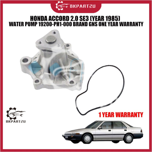 HONDA ACCORD 2.0 SE3 (YEAR 1985) WATER PUMP 19200-PH1-000 BRAND GNS ONE YEAR WARRANTY