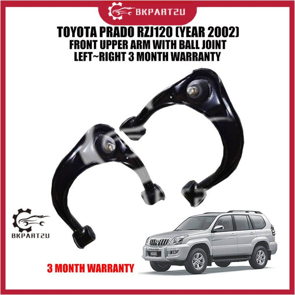 TOYOTA PRADO RZJ120 (YEAR 2002) FRONT UPPER ARM WITH BALL JOINT LEFT~RIGHT 3 MONTH WARRANTY