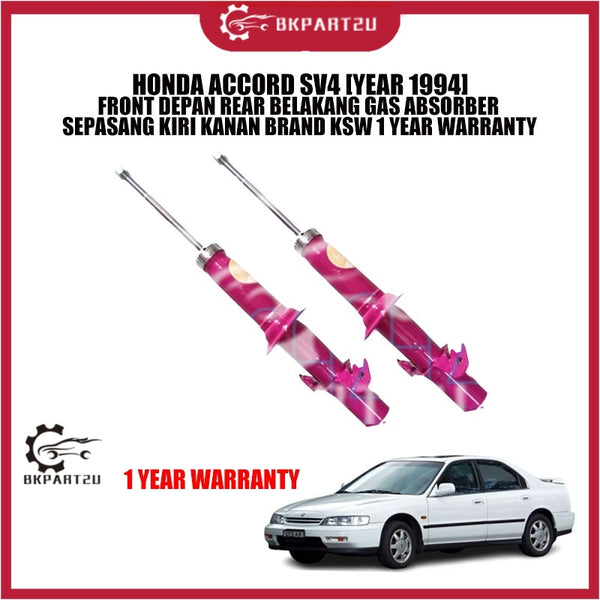HONDA ACCORD SV4 [YEAR 1994] FRONT DEPAN REAR BELAKANG GAS ABSORBER SEPASANG KIRI KANAN BRAND KSW 1 YEAR WARRANTY