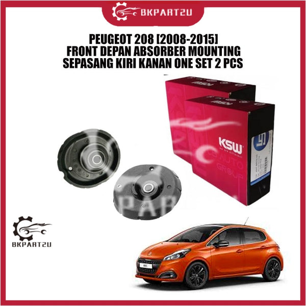 PEUGEOT 208 [2008-2015] FRONT DEPAN ABSORBER MOUNTING SEPASANG KIRI KANAN ONE SET 2 PCS