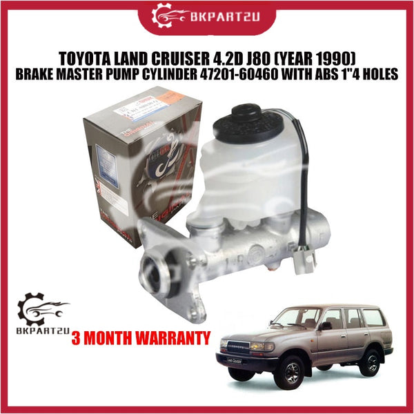 TOYOTA LAND CRUISER 4.2D J80 (YEAR 1990) BRAKE MASTER PUMP CYLINDER 47201-60460 WITH ABS 1"4 HOLES