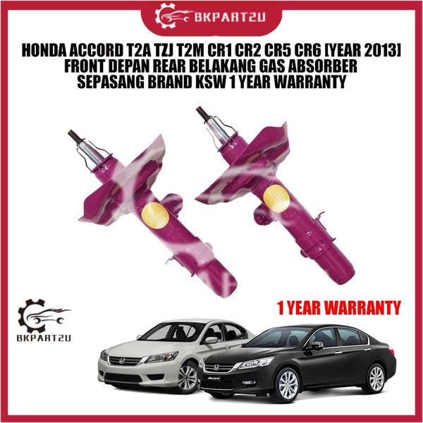 HONDA ACCORD T2A TZJ T2M CR1 CR2 CR5 CR6 [YEAR 2013] FRONT DEPAN REAR BELAKANG GAS ABSORBER SEPASANG KIRI KANAN