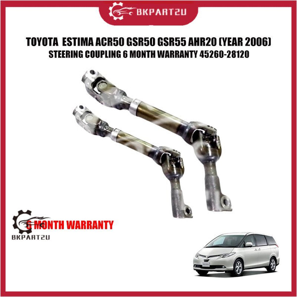 TOYOTA  ESTIMA ACR50 GSR50 GSR55 AHR20 (YEAR 2006) STEERING COUPLING 6 MONTH WARRANTY 45260-28120