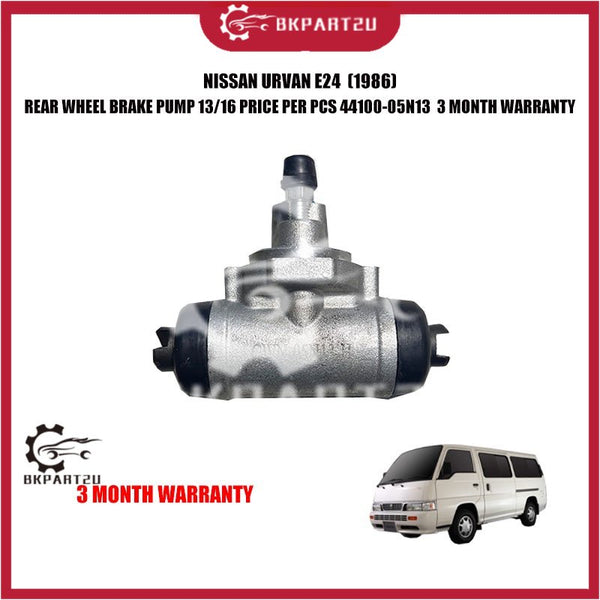 NISSAN URVAN E24  (1986) REAR WHEEL BRAKE PUMP 13/16 PRICE PER PCS 44100-05N13  3 MONTH WARRANTY