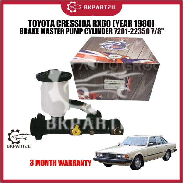 TOYOTA CRESSIDA RX60 (YEAR 1980) BRAKE MASTER PUMP CYLINDER 7201-22350 7/8"