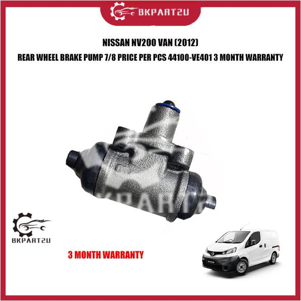 NISSAN NV200 VAN (2012) REAR WHEEL BRAKE PUMP 7/8 PRICE PER PCS 44100-VE401 3 MONTH WARRANTY