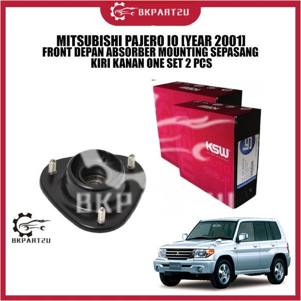 MITSUBISHI PAJERO IO [YEAR 2001] FRONT DEPAN ABSORBER MOUNTING SEPASANG KIRI KANAN ONE SET 2 PCS