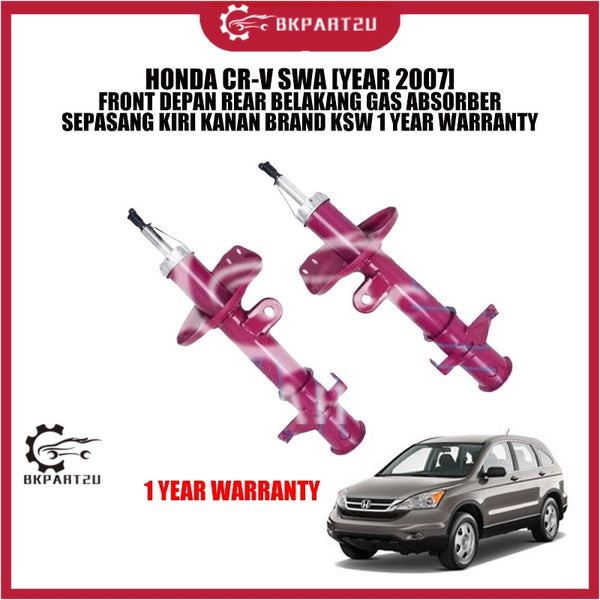 HONDA CR-V SWA [YEAR 2007] FRONT DEPAN REAR BELAKANG GAS ABSORBER SEPASANG KIRI KANAN BRAND KSW 1 YEAR WARRANTY