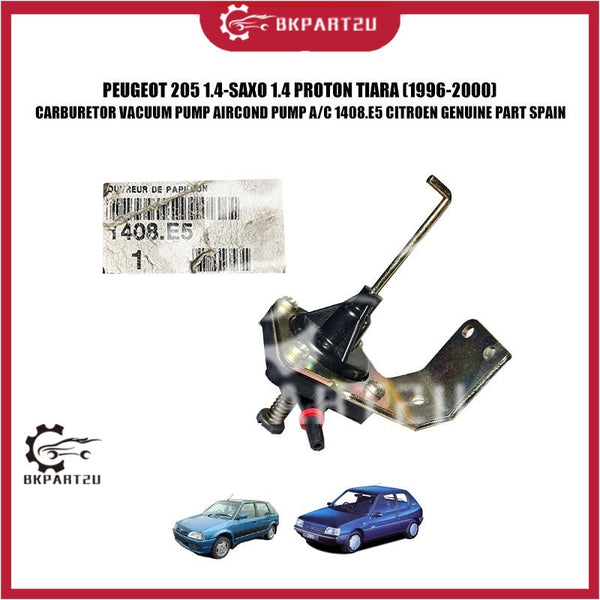 PEUGEOT 205 1.4-SAXO 1.4 PROTON TIARA (1996-2000) CARBURETOR VACUUM PUMP AIRCOND PUMP A/C 1408.E5 CITROEN GENUINE PART