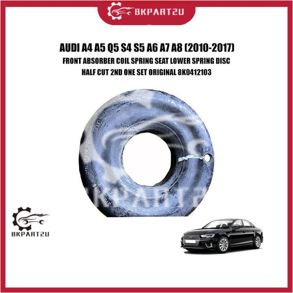 AUDI A4 A5 Q5 S4 S5 A6 A7 A8 (2010-2017) FRONT ABSORBER COIL SPRING SEAT LOWER SPRING DISC  HALF CUT 2ND ONE SET