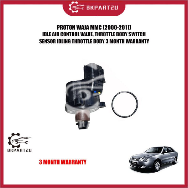 PROTON WAJA MMC (2000-2011) IDLE AIR CONTROL VALVE, THROTTLE BODY SWITCH  SENSOR IDLING THROTTLE BODY 3 MONTH WARRANTY