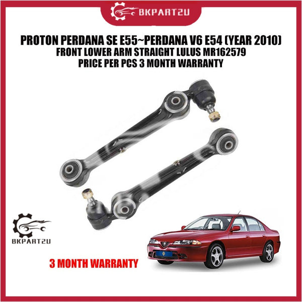 PROTON PERDANA SE E55~PERDANA V6 E54 (YEAR 2010) FRONT LOWER ARM STARIGHT LULUS MR162579 PRICE PER PCS 3 MONTH WARRANTY