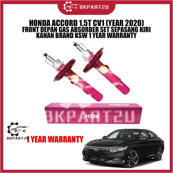 HONDA ACCORD 1.5T CV1 (YEAR 2020) FRONT DEPAN GAS ABSORBER SET SEPASANG KIRI KANAN BRAND KSW 1 YEAR WARRANTY