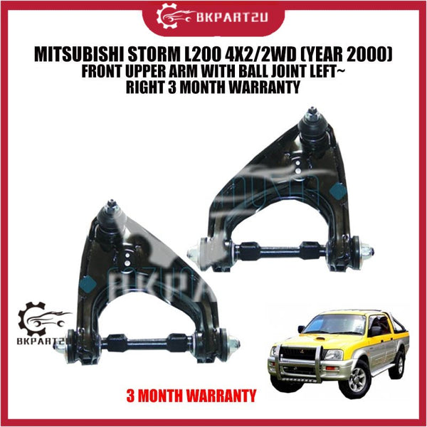 MITSUBISHI STORM L200 4X2/2WD (YEAR 2000) FRONT UPPER ARM WITH BALL JOINT LEFT~RIGHT 3 MONTH WARRANTY