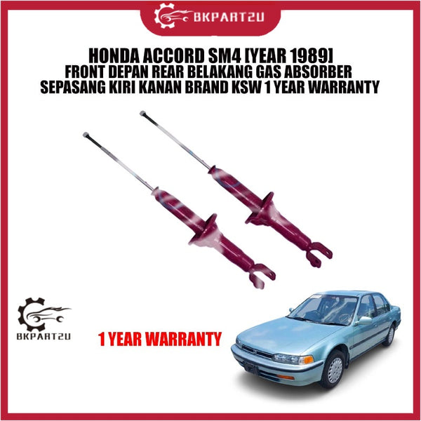 HONDA ACCORD SM4 [YEAR 1989] FRONT DEPAN REAR BELAKANG GAS ABSORBER SEPASANG KIRI KANAN BRAND KSW 1 YEAR WARRANTY