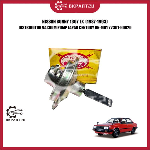 NISSAN SUNNY 130Y EX  (1987-1993)  DISTRIBUTOR VACUUM PUMP JAPAN CENTURY VN-M01 22301-60A20