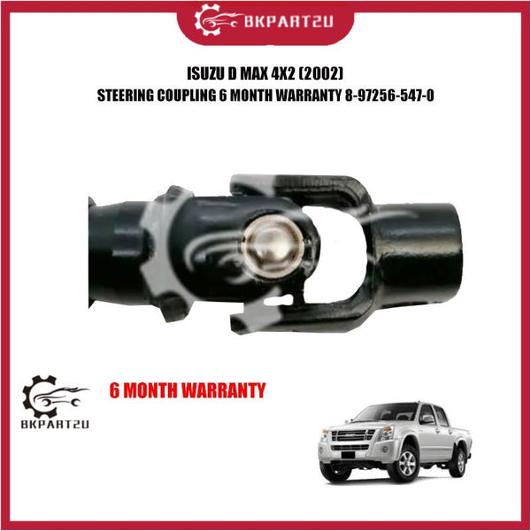 ISUZU D MAX 4X2 (2002) STEERING COUPLING 6 MONTH WARRANTY 8-97256-547-0