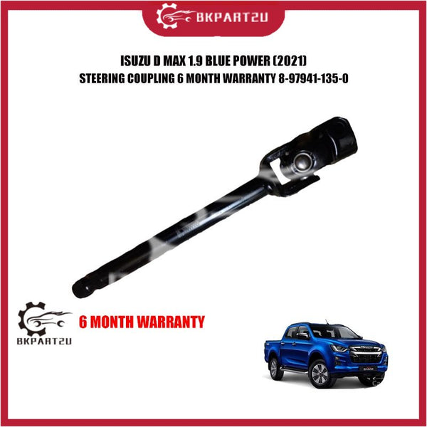 ISUZU D MAX 1.9 BLUE POWER (2021) STEERING COUPLING 6 MONTH WARRANTY 8-97941-135-0