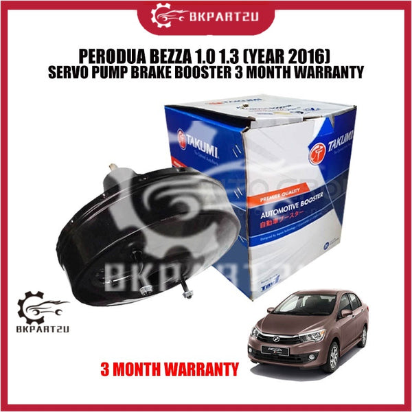 PERODUA BEZZA 1.0 1.3 (YEAR 2016) SERVO PUMP BRAKE BOOSTER 3 MONTH WARRANTY