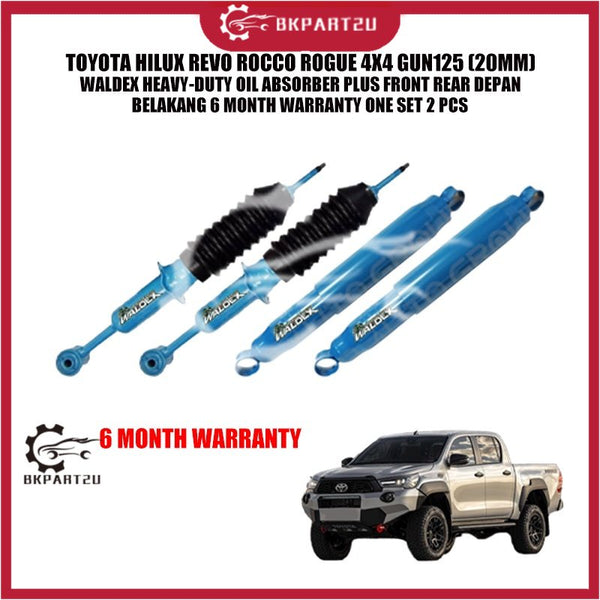 TOYOTA HILUX REVO ROCCO ROGUE 4X4 GUN125 (20MM)WALDEX HEAVY-DUTY OIL ABSORBER PLUS FRONT REAR DEPAN BELAKANG 1 SET 2 PCS