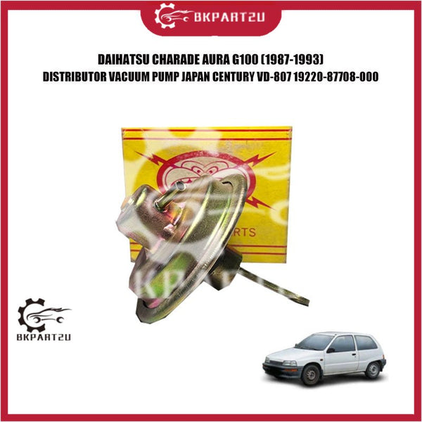 DAIHATSU CHARADE AURA G100 (1987-1993)  DISTRIBUTOR VACUUM PUMP JAPAN CENTURY VD-807 19220-87708-000