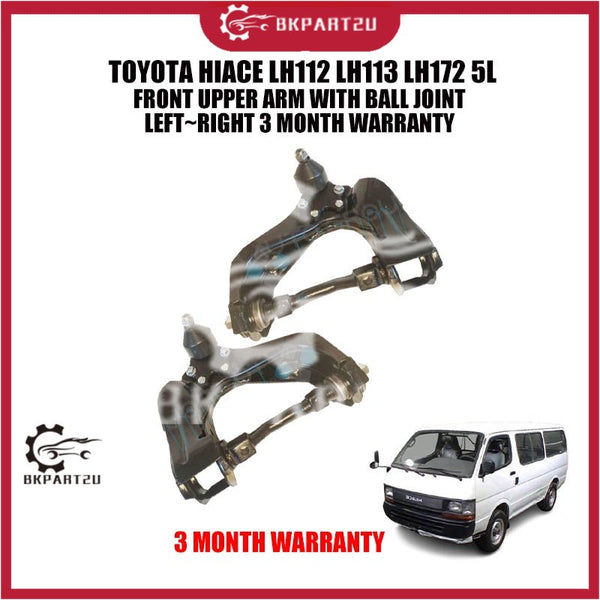 TOYOTA HIACE LH112 LH113 LH172 5L FRONT UPPER ARM WITH BALL JOINT LEFT~RIGHT 3 MONTH WARRANTY