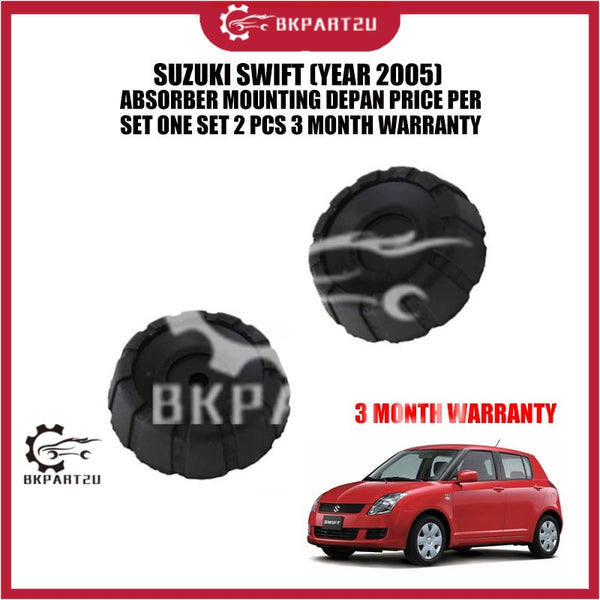 SUZUKI SWIFT (YEAR 2005) ABSORBER MOUNTING DEPAN PRICE PER SET ONE SET 2 PCS 3 MONTH WARRANTY