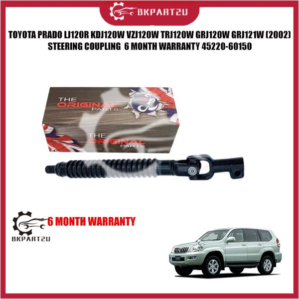TOYOTA PRADO LJ120R KDJ120W VZJ120W TRJ120W GRJ120W GRJ121W (2002) STEERING COUPLING  6 MONTH WARRANTY 45220-60150